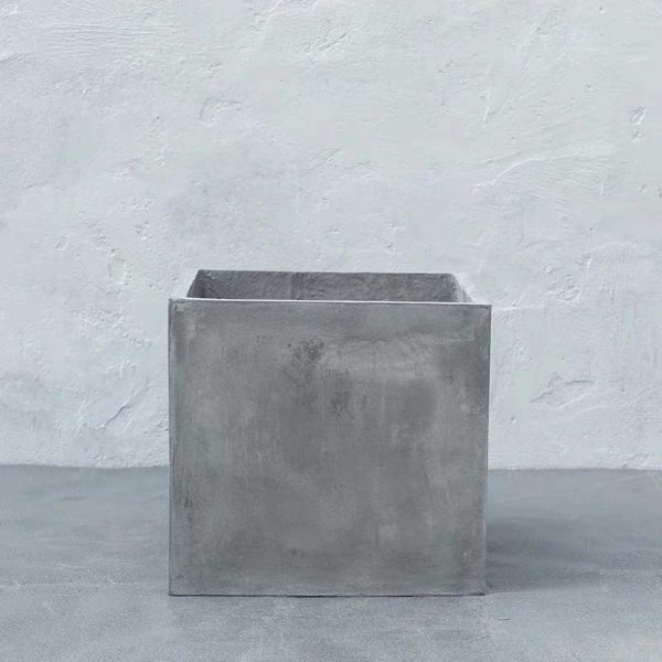 Molde silicona cuadrado 12cm para maceta de concreto